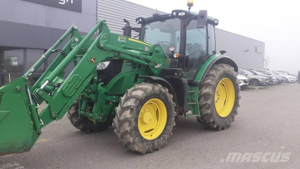 John Deere 6R120 Traktoriai