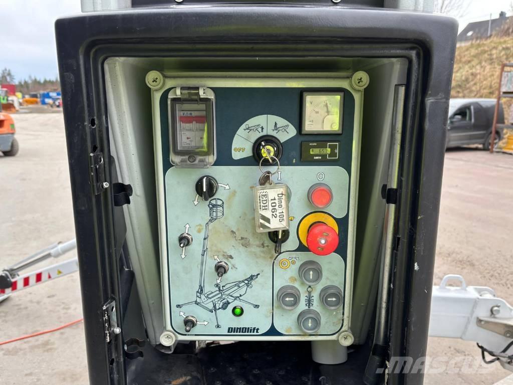 Dinolift 120 T Ant priekabų montuojamos kėlimo platformos