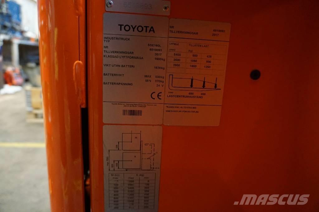 Toyota SSE160L Savaeigiai rietuvai