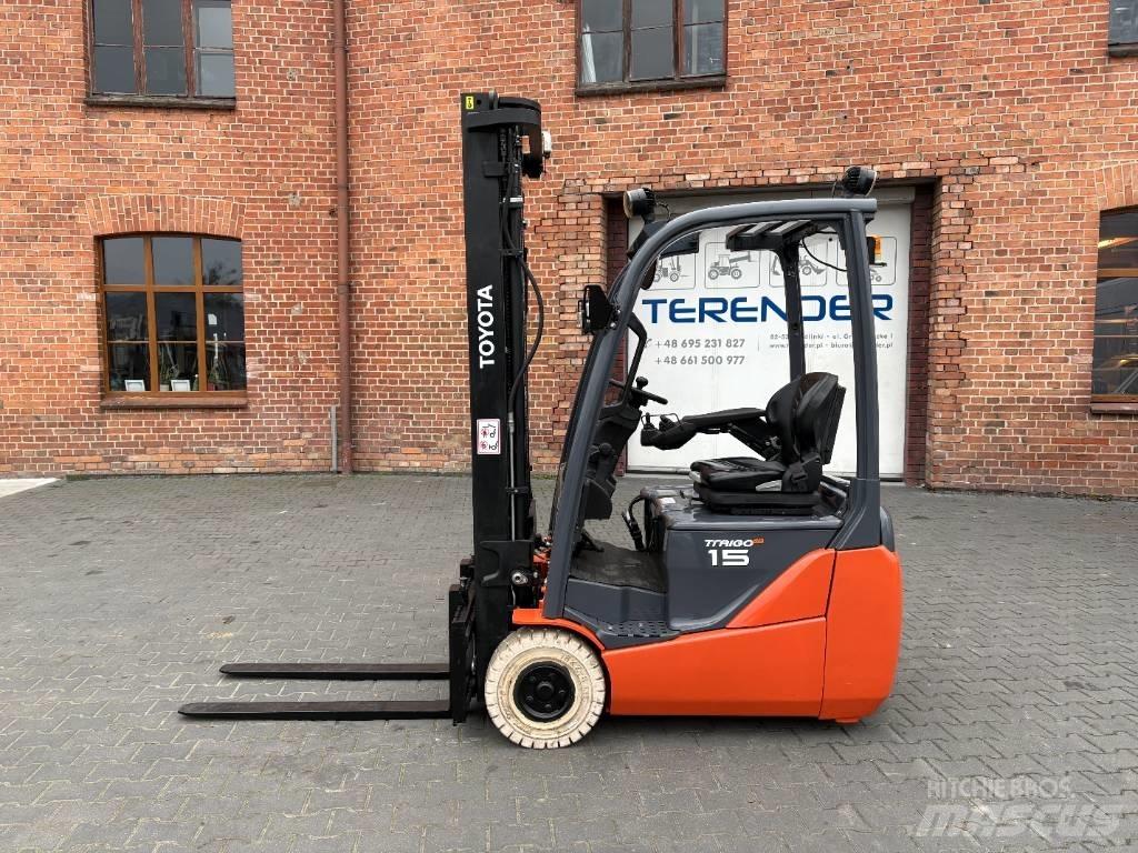 Toyota 8 FBET 15 Elektriniai šakiniai krautuvai