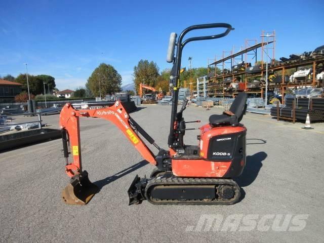 Kubota K 008-5 Mini ekskavatoriai < 7 t