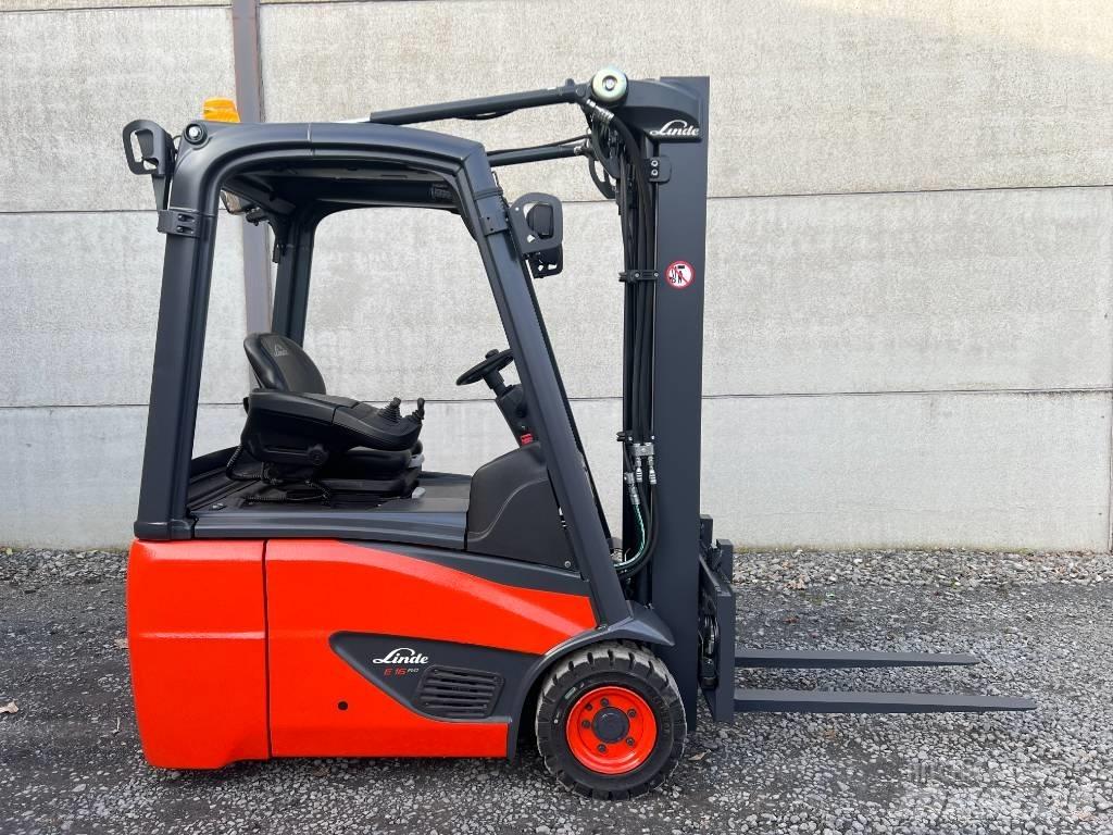Linde E16-02 EVO Elektriniai šakiniai krautuvai