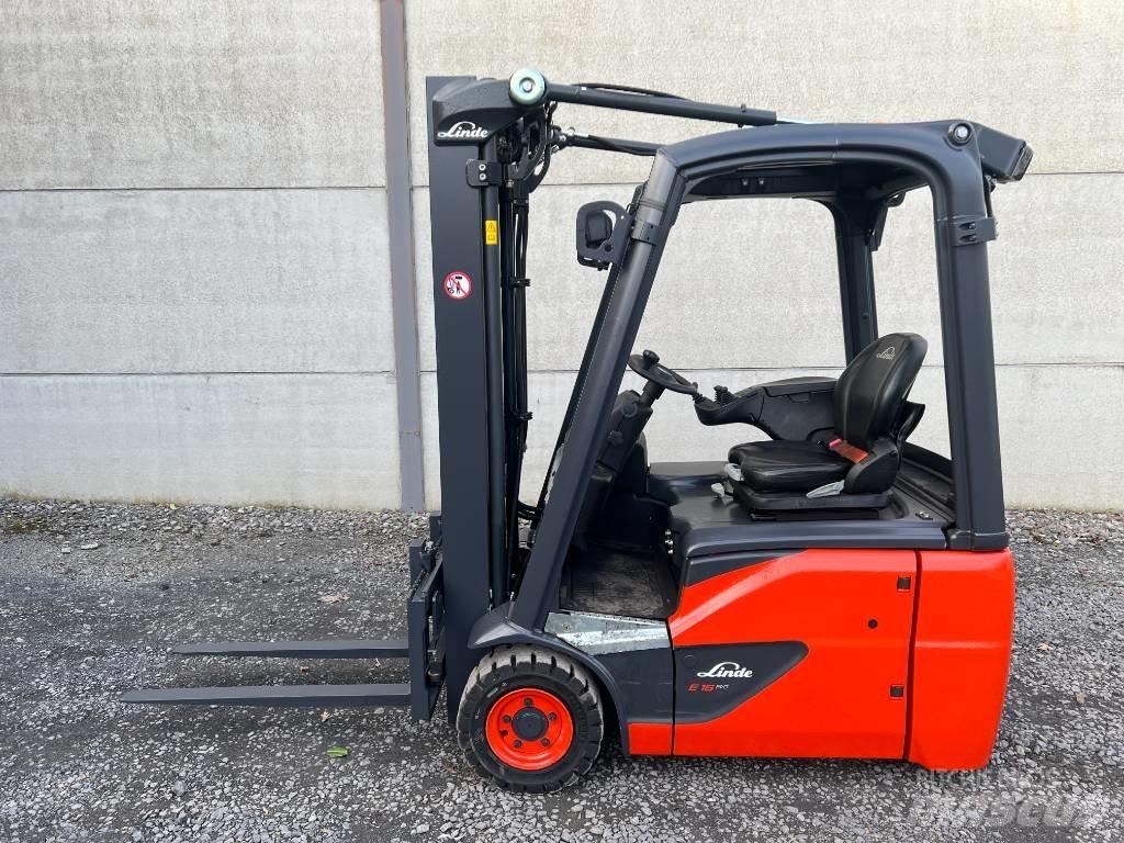 Linde E16-02 EVO Elektriniai šakiniai krautuvai