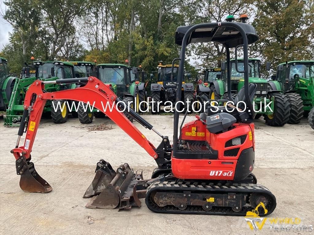 Kubota U 17-3 Mini ekskavatoriai < 7 t