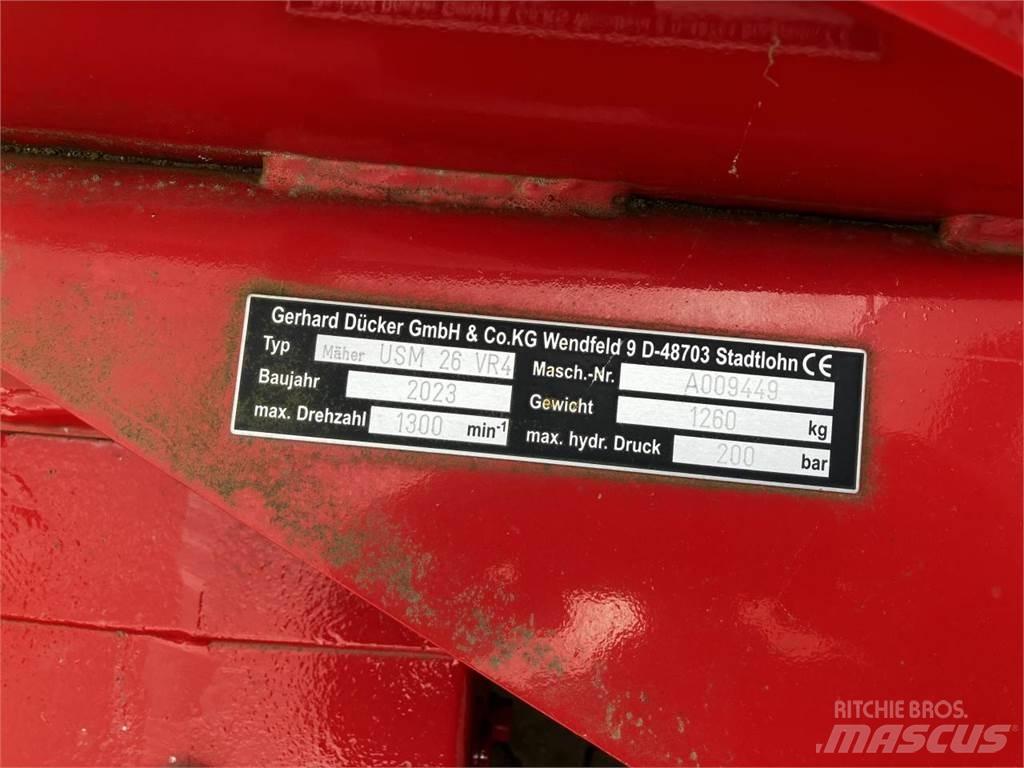 Dücker USM-26 VR4 Ganyklų šienapjovės / rėžtuvės