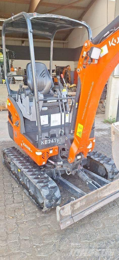 Kubota KX 018-4 Mini ekskavatoriai < 7 t