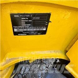 Komatsu PC 27 Vikšriniai ekskavatoriai