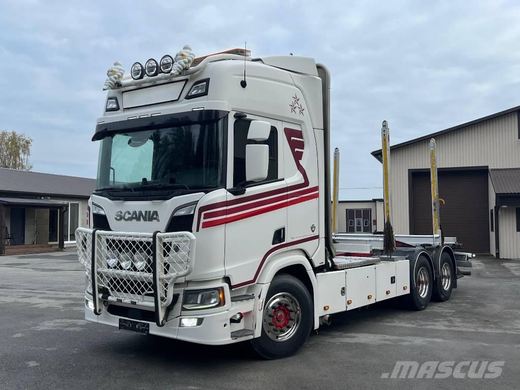 Scania R 730 B6X4NB Miškovežių vilkikai