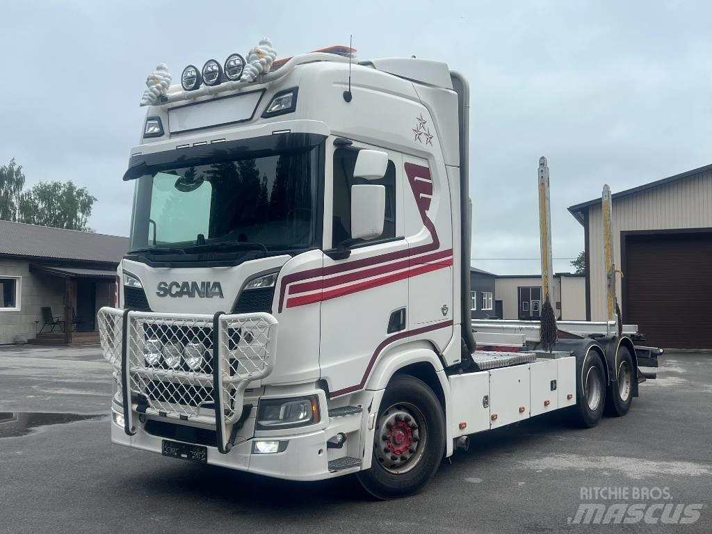 Scania R 730 B6X4NB Miškovežių vilkikai