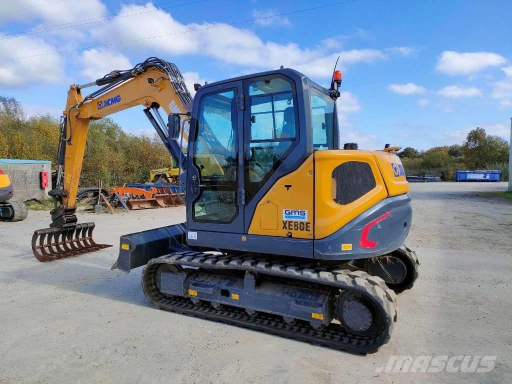 XCMG XE 80 E Vidutinės galios ekskavatoriai 7-12 t