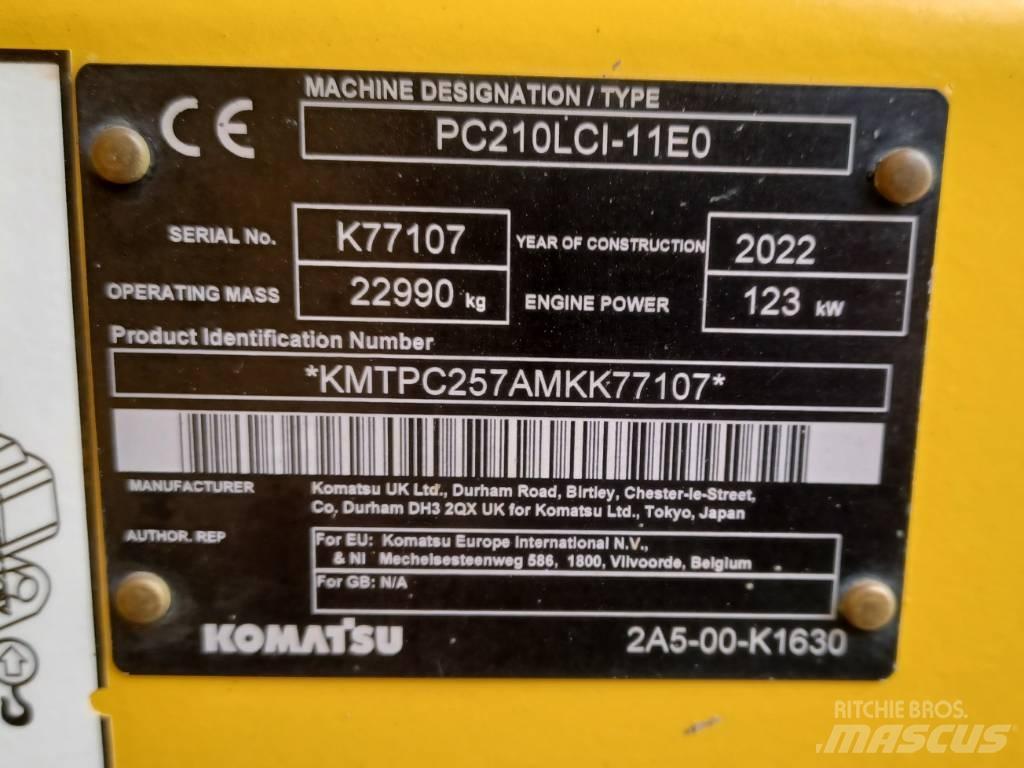 Komatsu PC210LCi-11 Vikšriniai ekskavatoriai