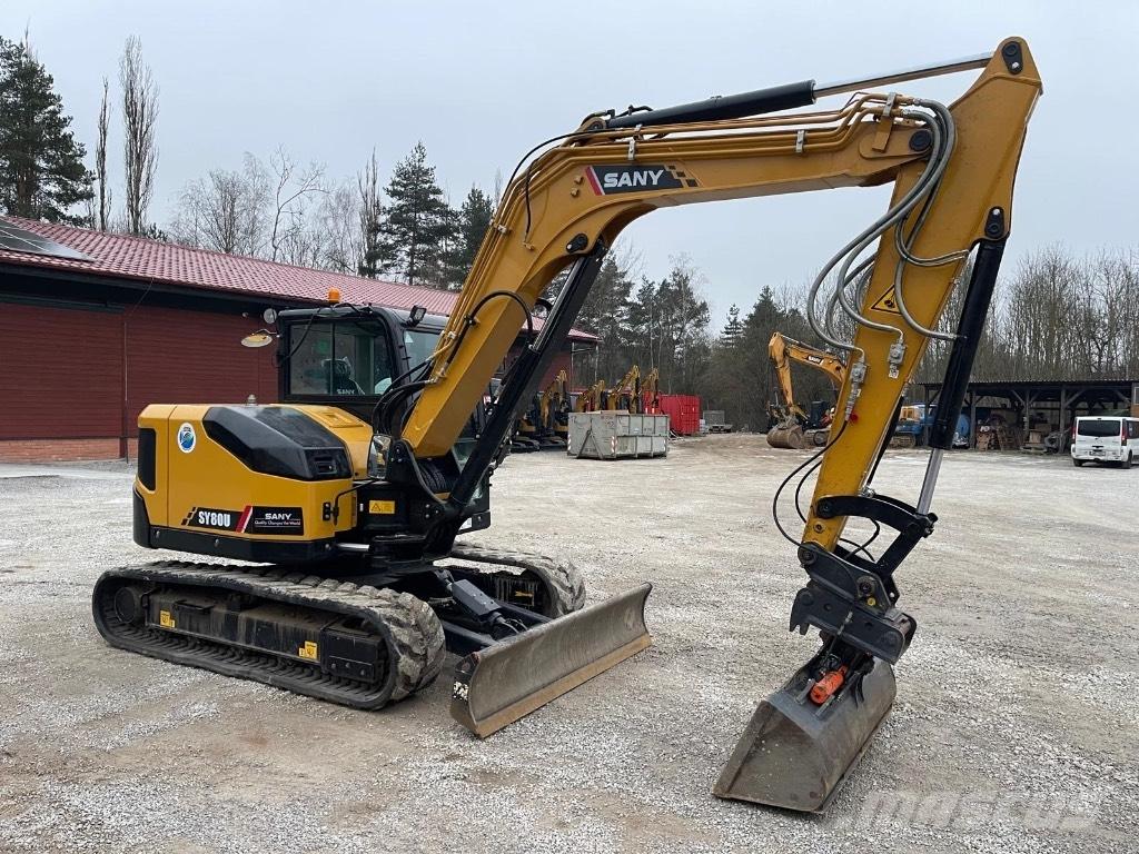 Sany SY 80 U Vidutinės galios ekskavatoriai 7-12 t