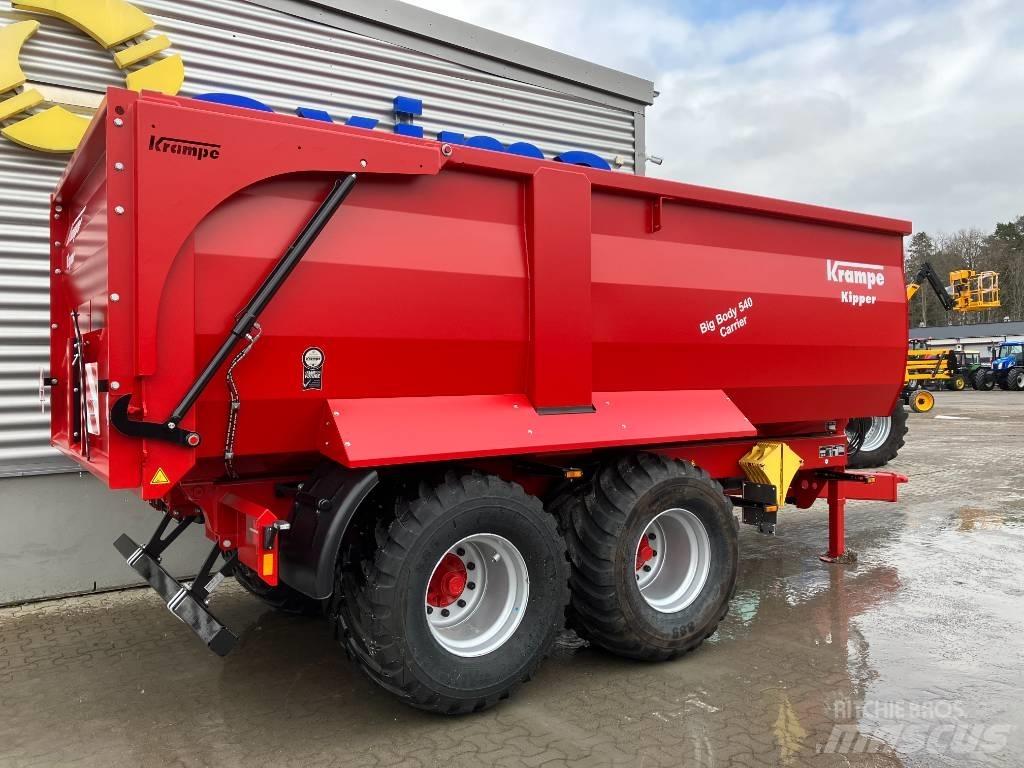 Krampe BB540 Savivartės priekabos