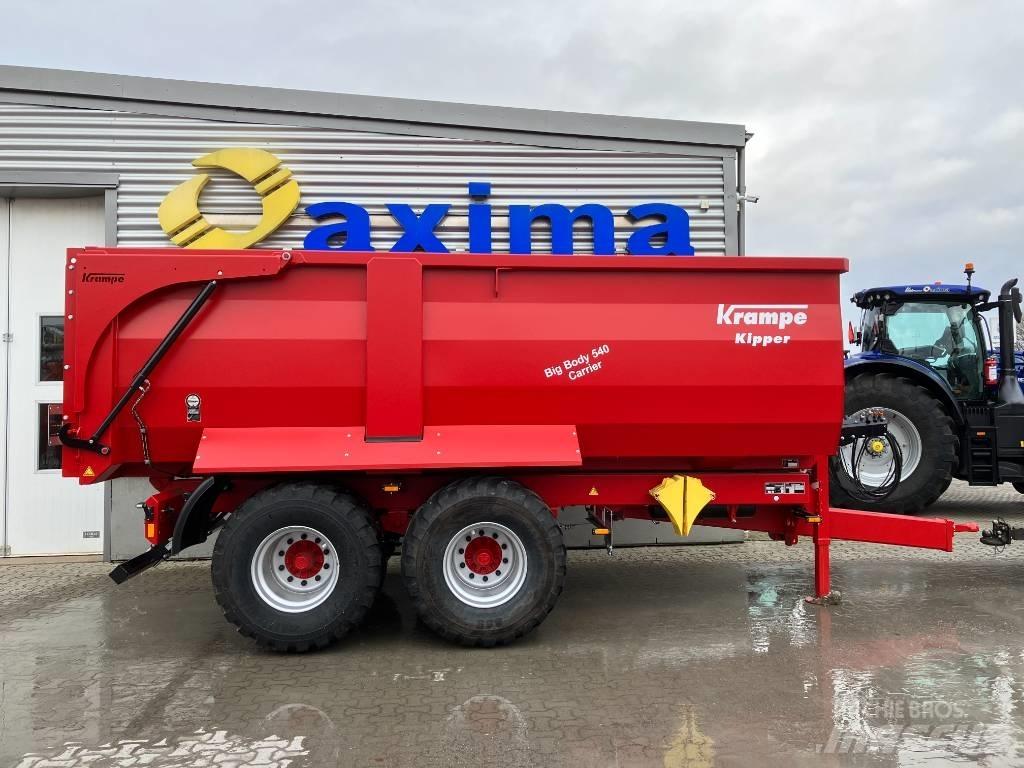 Krampe BB540 Savivartės priekabos