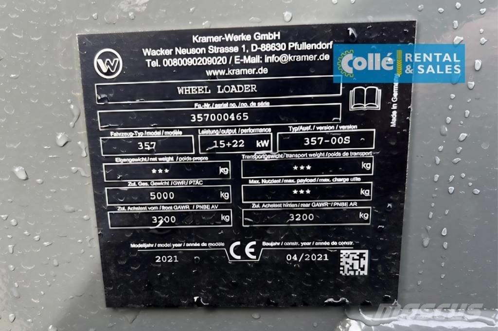 Kramer 5055e | 2021 Naudoti ratiniai krautuvai