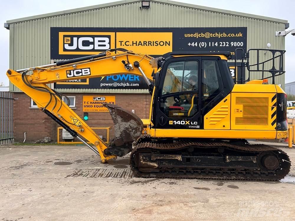 JCB 140X Vikšriniai ekskavatoriai