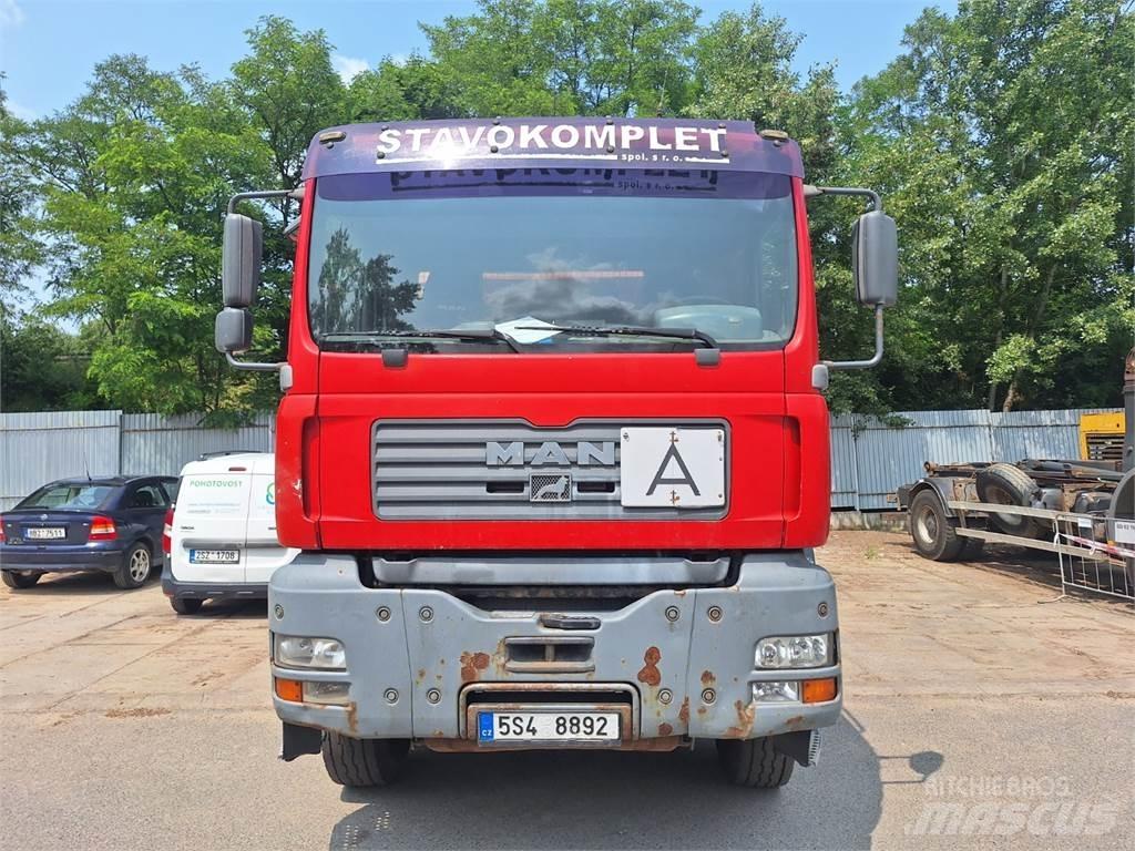 MAN TGA 35.410 8X4 Platformos/ Pakrovimas iš šono
