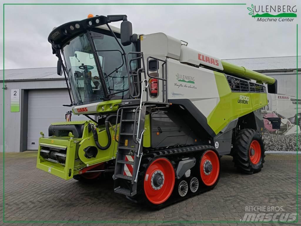 CLAAS Lexion 8700 TT Derliaus nuėmimo kombainai