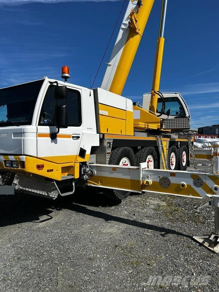 Tadano Faun ATF 100 Neapdoroto reljefo kranai