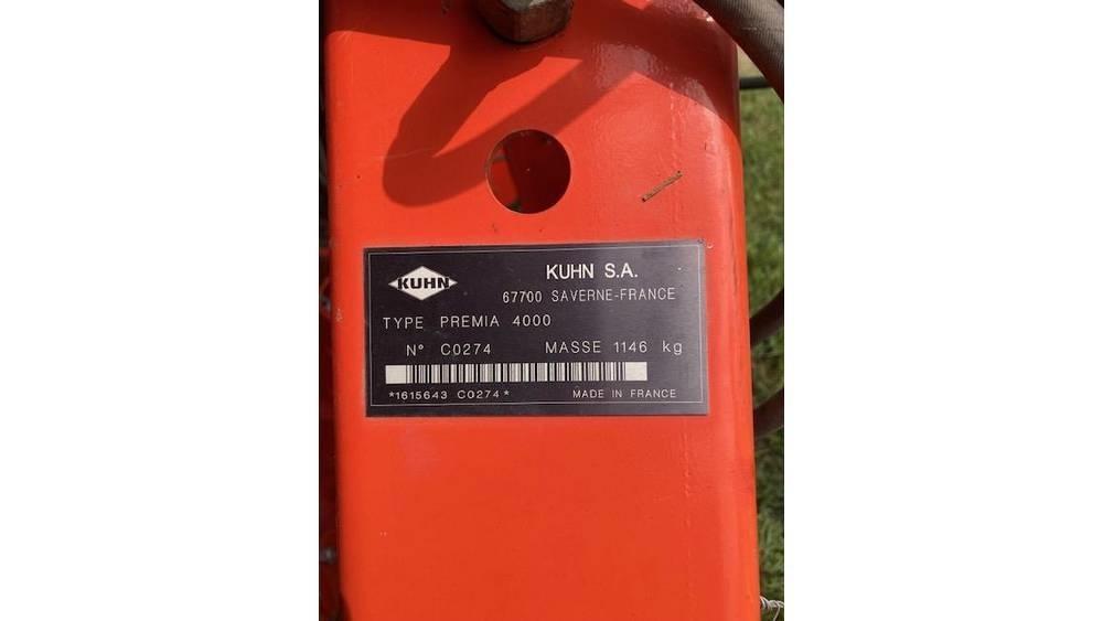 Kuhn 4000 Sėjimo technika