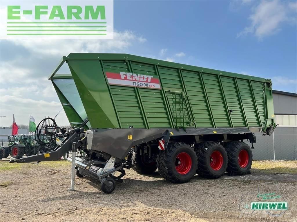 Fendt tigo 90 xr Kitos puspriekabės