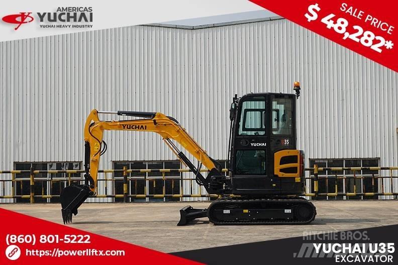 Yuchai U35 Mini ekskavatoriai < 7 t