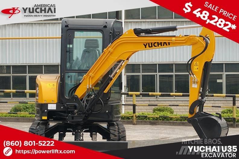 Yuchai U35 Mini ekskavatoriai < 7 t