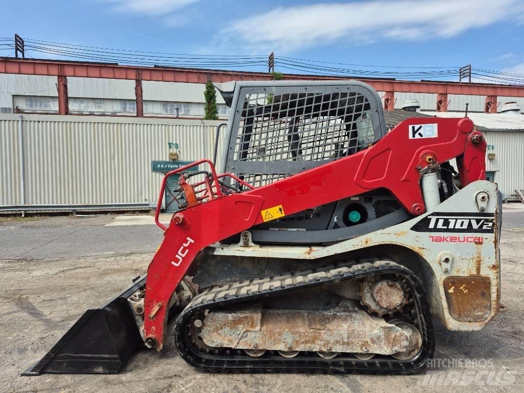 Takeuchi TL10 Krautuvai su šoniniu pasukimu