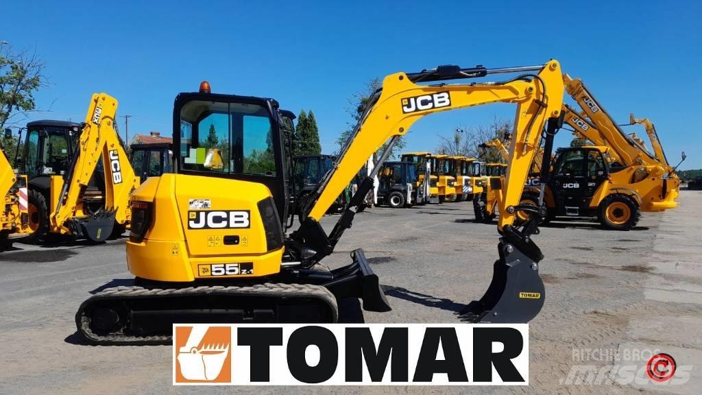 JCB 55 Z-1 Mini ekskavatoriai < 7 t