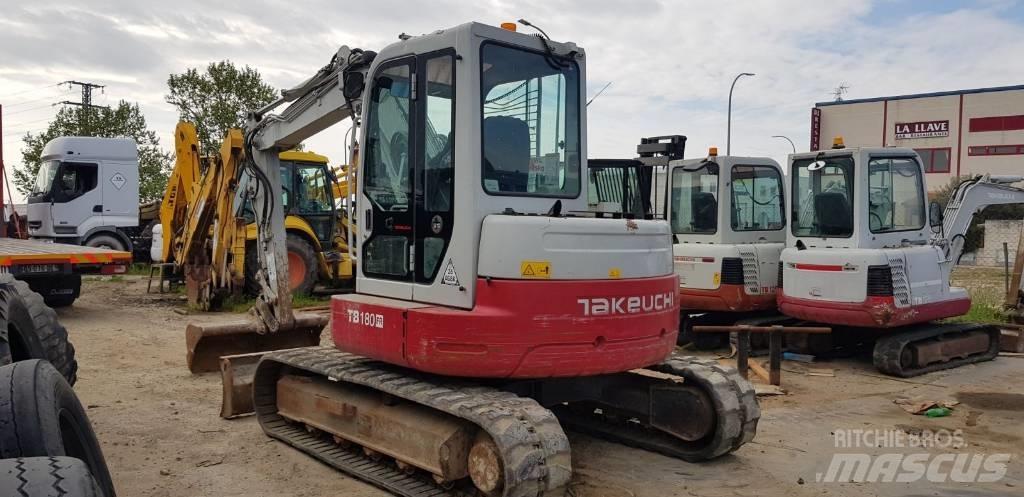 Takeuchi TB180 Kiti krovimo ir kasimo mechanizmai ir jų priedai