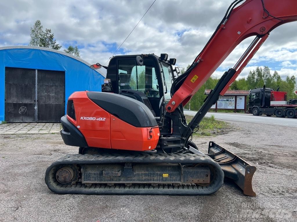 Kubota kx080-4a2 Vidutinės galios ekskavatoriai 7-12 t