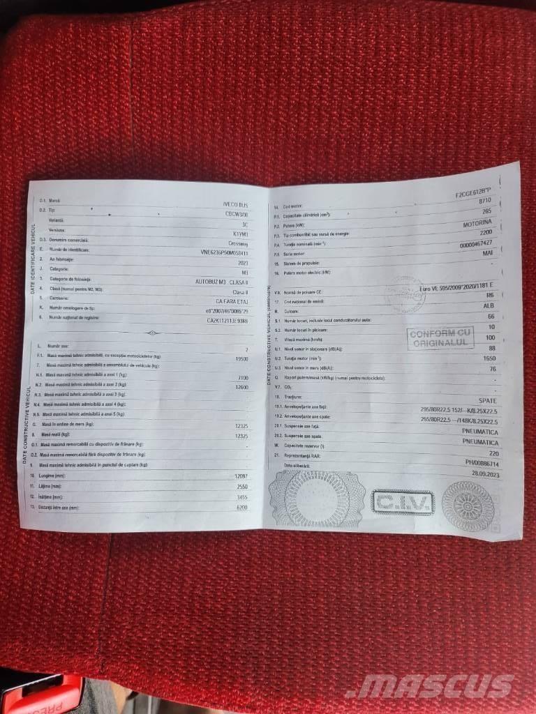 Iveco Crossway Tarpmiestiniai autobusai