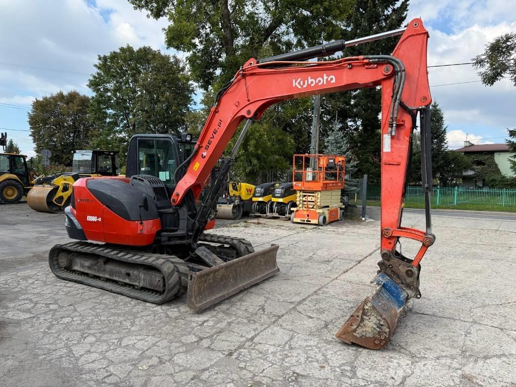 Kubota KX 080-4 Vidutinės galios ekskavatoriai 7-12 t