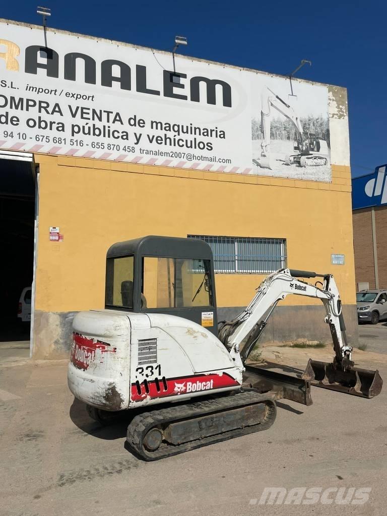 Bobcat 331 Mini ekskavatoriai < 7 t