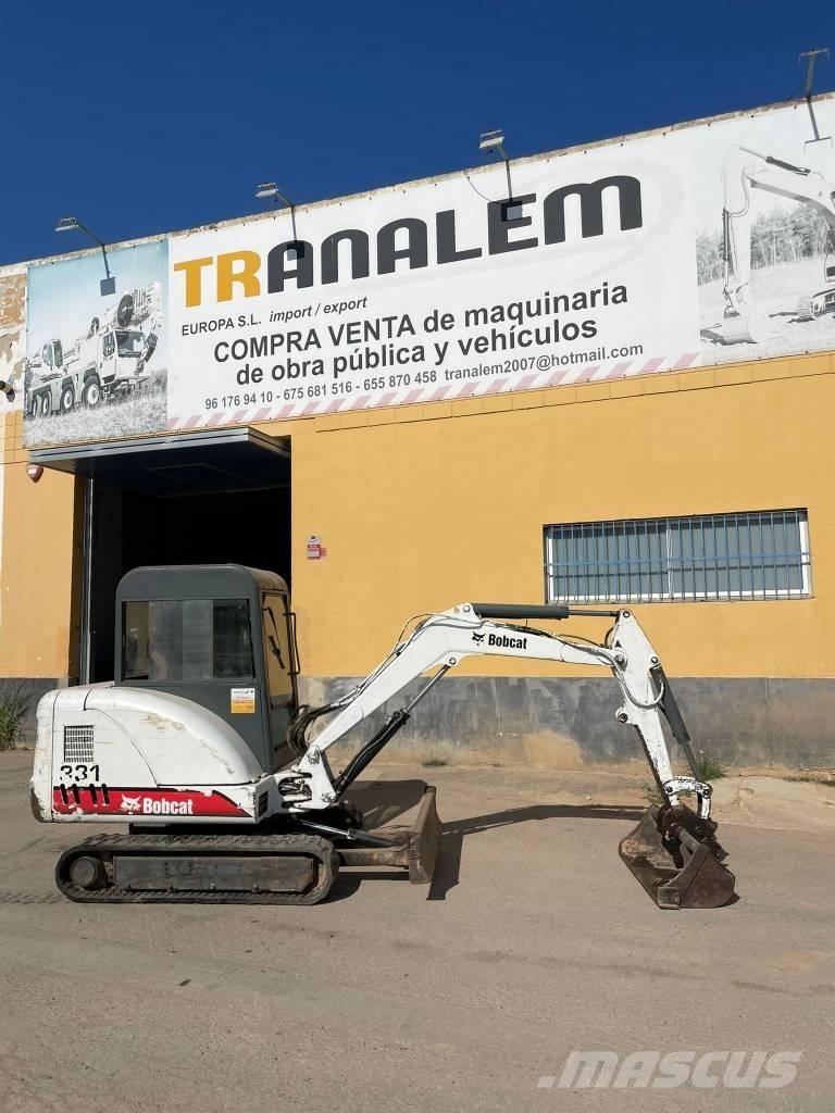 Bobcat 331 Mini ekskavatoriai < 7 t