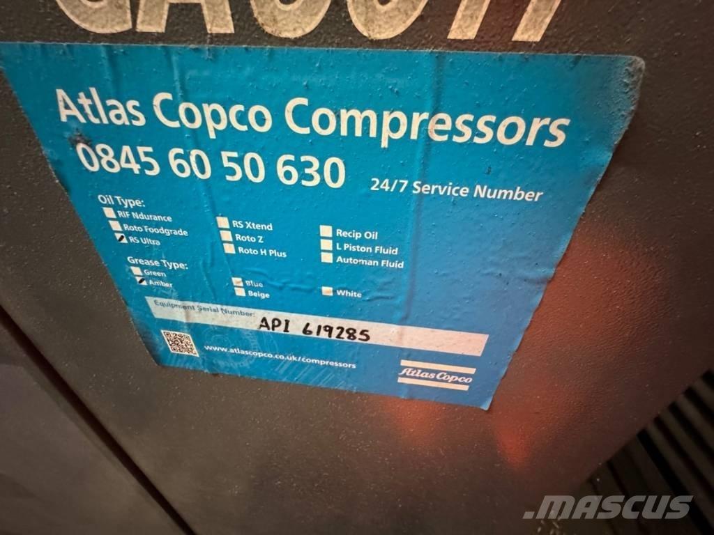 Atlas Copco GA90FF Statyba - Kita