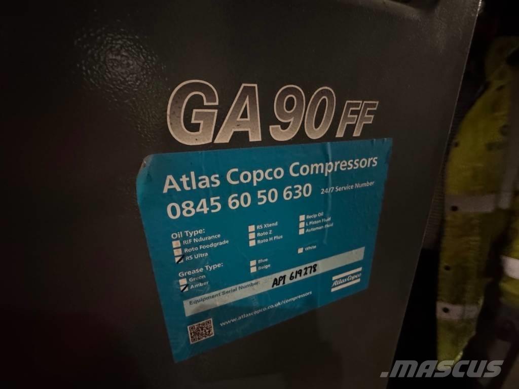 Atlas Copco GA90FF Statyba - Kita