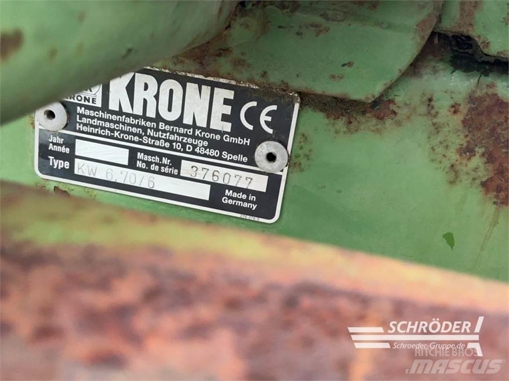 Krone KW 6.70/6 Šieno grėbliai ir vartytuvai