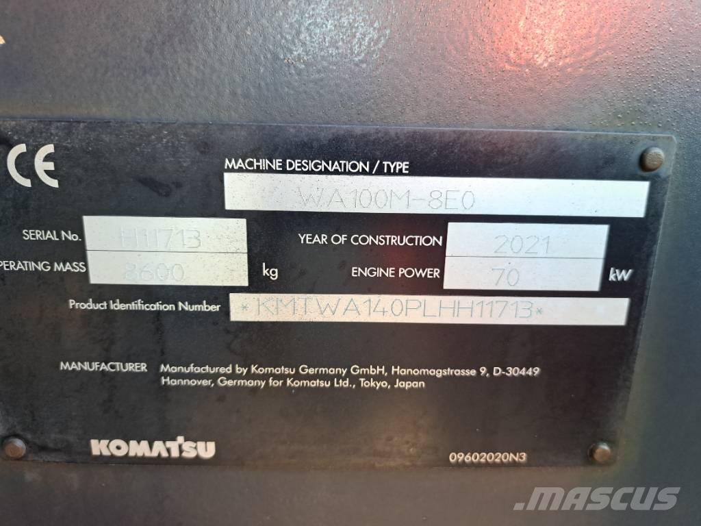 Komatsu WA 100 M-8 Naudoti ratiniai krautuvai