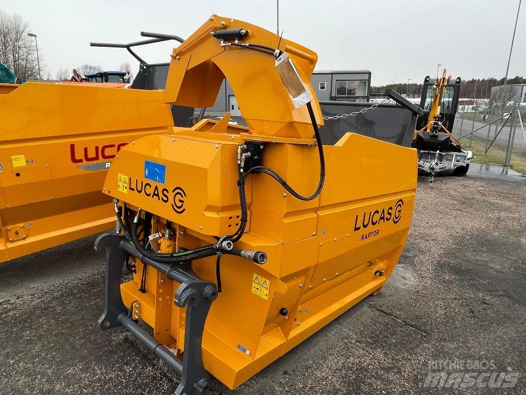 Lucas Raptor Ryšulių smulkinimo, pjaustymo ir išvyniojimo įrenginiai