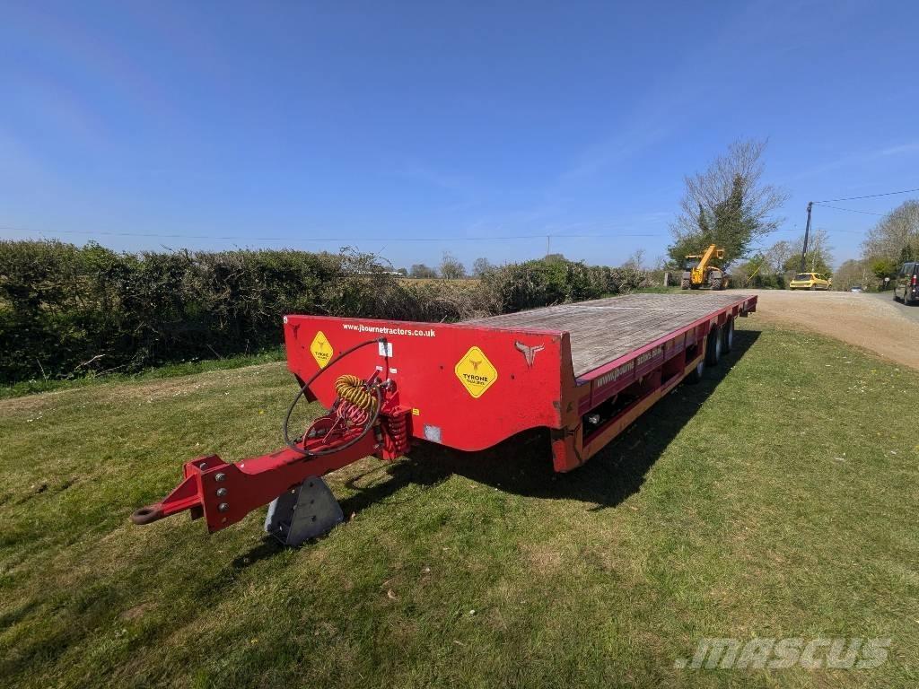 Tyrone 32FT FLATBED Platformos / Pakrovimas iš šono