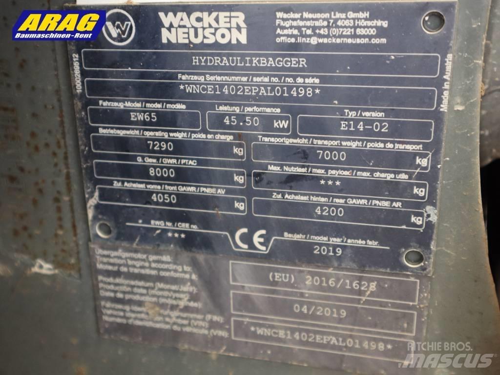 Wacker Neuson EW 65 Ratiniai ekskavatoriai