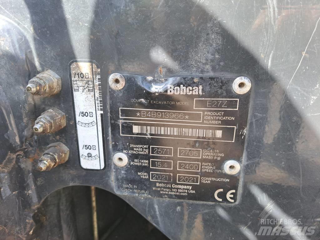 Bobcat E 27 Z Mini ekskavatoriai < 7 t