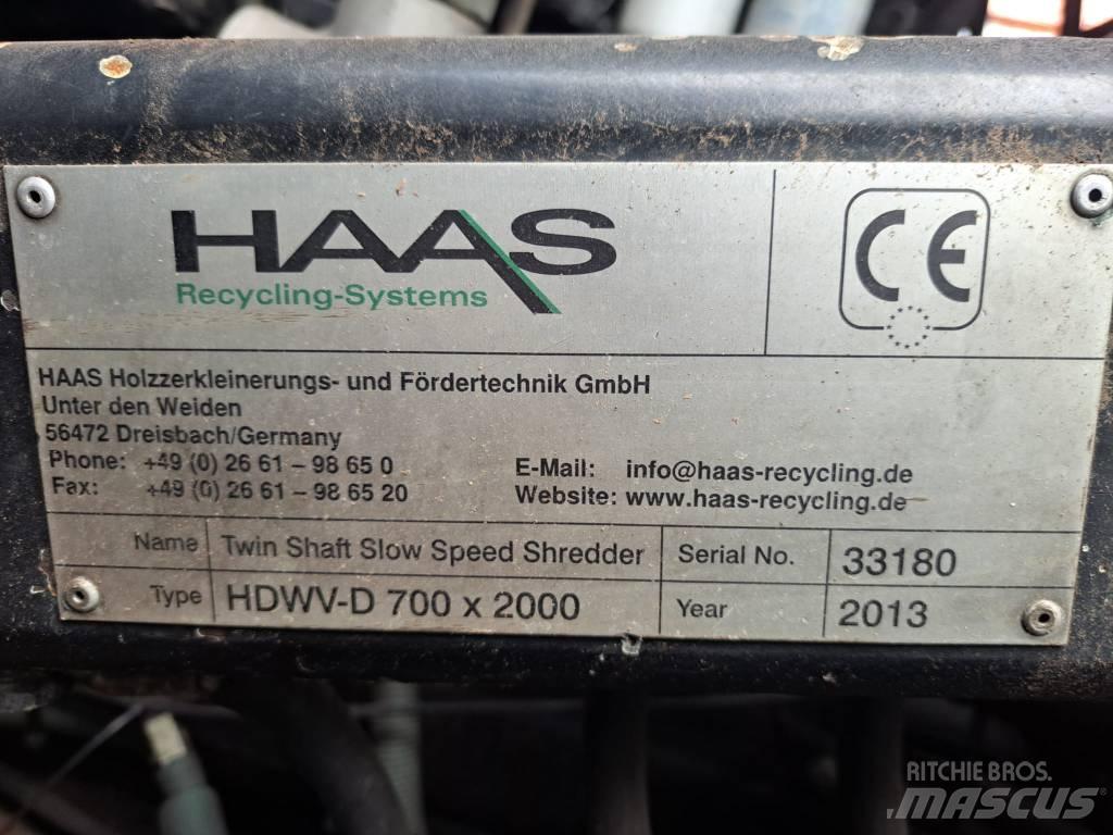 Haas Tyron 2000 Atliekų smulkintuvai