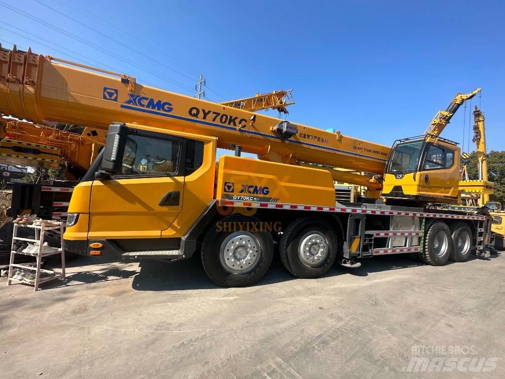 XCMG QY 70 K Neapdoroto reljefo kranai
