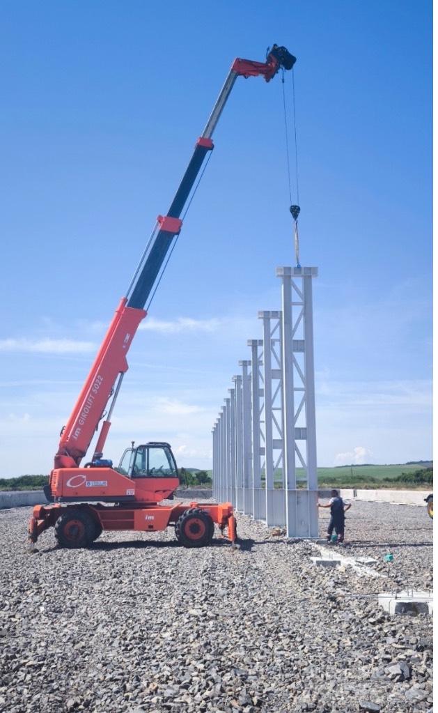 Terex 5022 Neapdoroto reljefo kranai