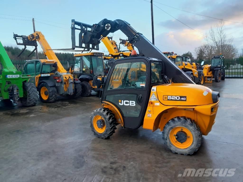 JCB 520-40 Teleskopiniai krautuvai žemės ūkiui