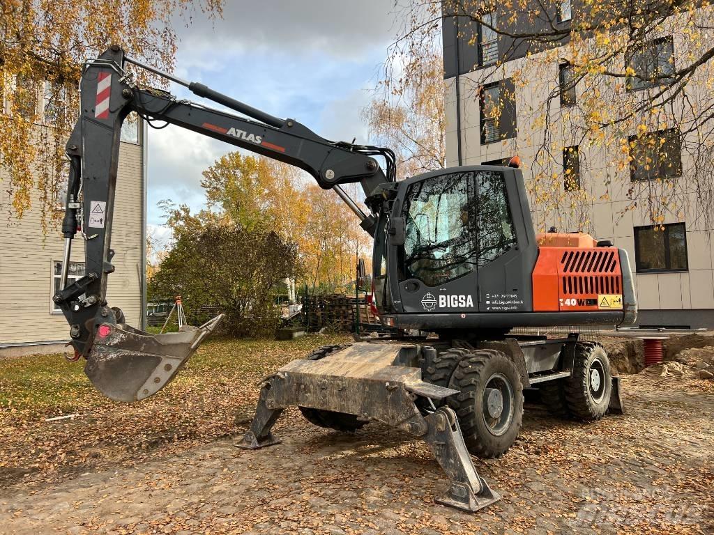 Atlas 140 W Ratiniai ekskavatoriai