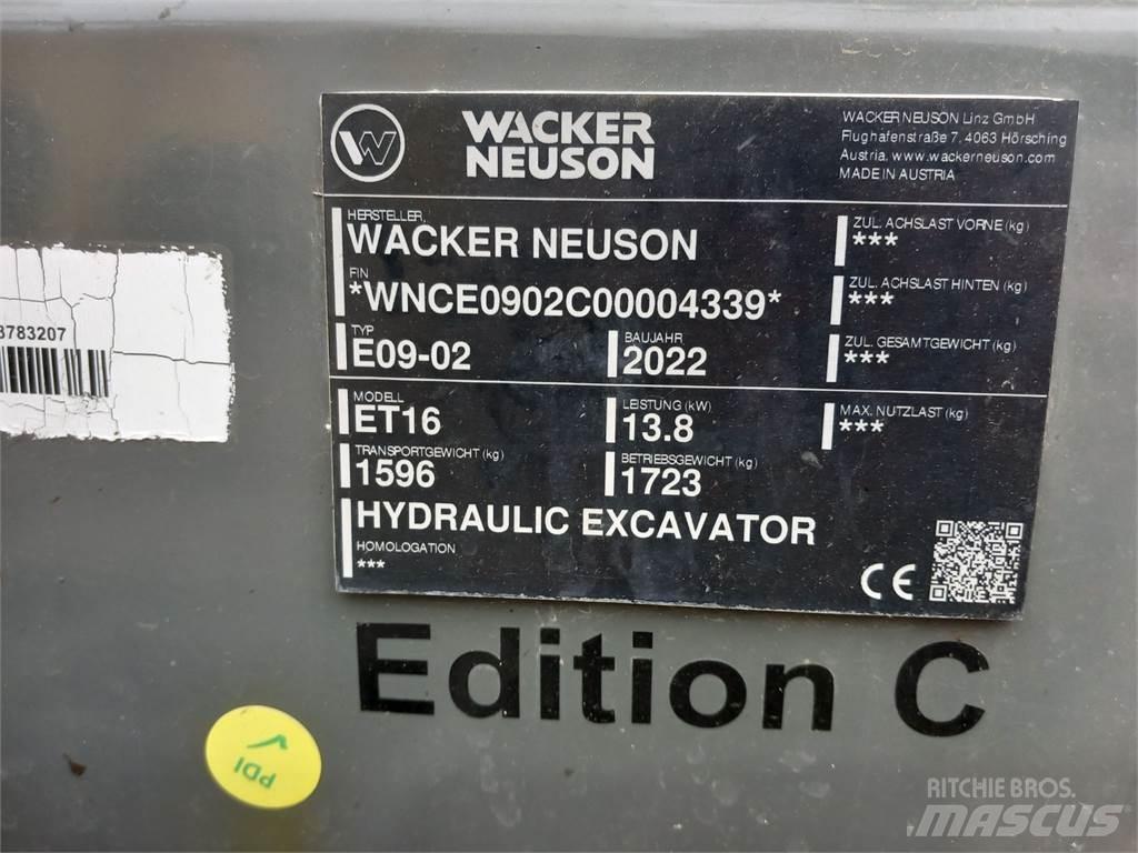 Wacker Neuson ET16 Vikšriniai ekskavatoriai