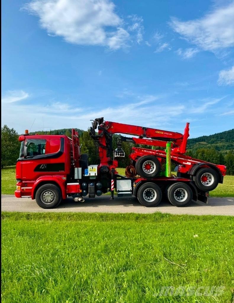 Scania R580 V8 6x4 Miškovežių vilkikai